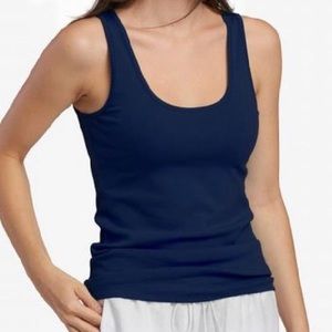 New Women’s Hatley Solid Navy Tank Top XS XSmall